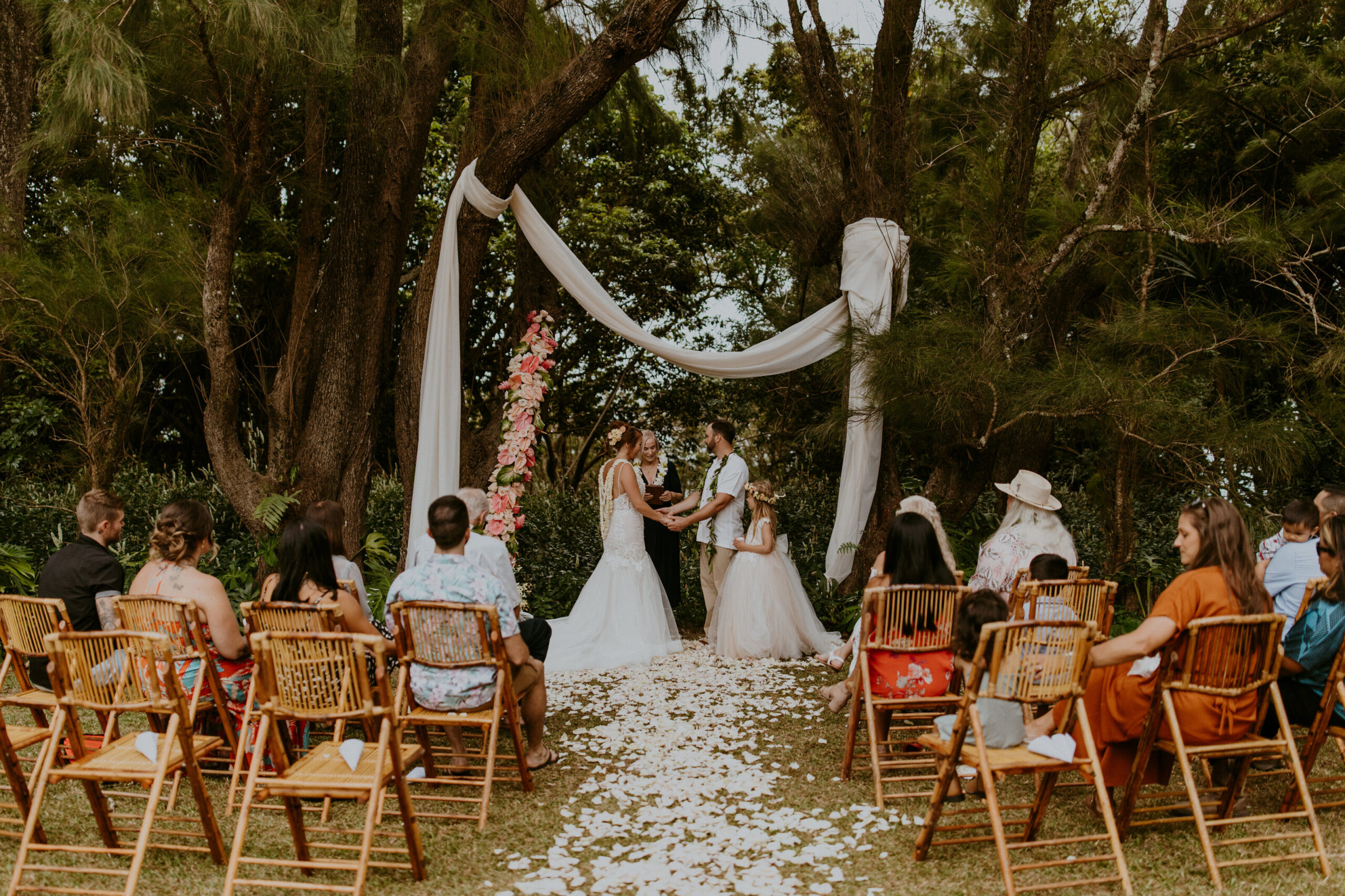 Kauai Backyard Wedding.